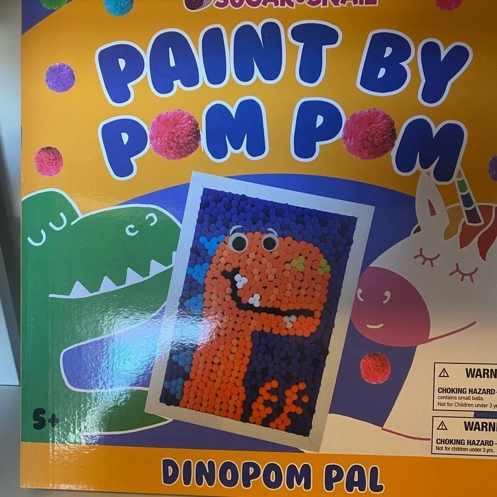 Sugar And Snail‎ Paint By Pom Pom Dinopom Pal